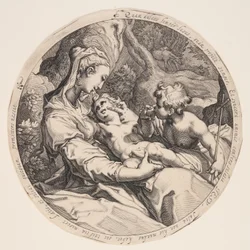 Vergine con Bambino e San Giovanni Battista