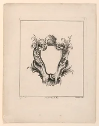 Stemma, da Recueil Nouveau de Differens Cartouche