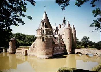 Vista del castello du Moulin, costruito nel 1480-1502