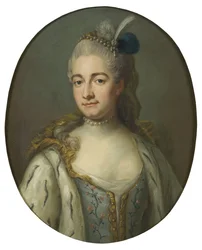 Contessa Hedvig Catharina von Fersen, nata Hedwige Catherine de La Gardie - Ritratto della contessa Hedvig Catharina De la Gardie (1695-1745)