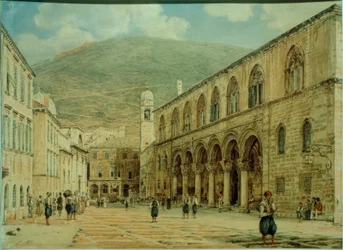 Piazza a Ragusa (Dubrovnik)
