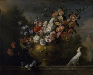 Natura morta con fiori in un