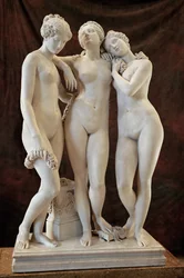 Les Trois Graces - le tre Grazie., Salone 1831 ...