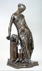 Saffo in piedi