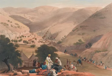 La terza discesa del passo di Koojah, c.1839