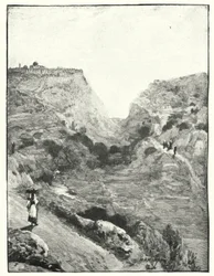 La Valle del Re, Gerusalemme (litografia)
