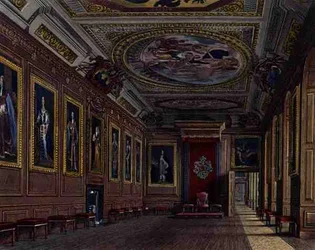 La Camera della Presenza del Re, Castello di Windsor, da 
