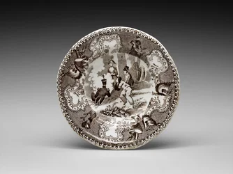 Piatto da tazza, c. 1837-1856