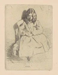 Annie seduta