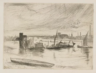 Alba a Battersea, Cadogan Pier, 1863