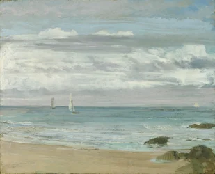 Blu e argento: Trouville, c.1865
