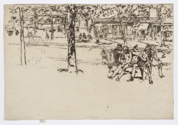 Boulevard Poissonnière, Parigi, c.1892-93