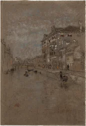 Canale a Venezia (magazzino del tabacco)