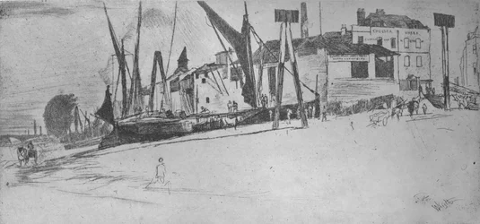 Chelsea Wharf, 1863, 1904