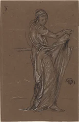 Figura femminile drappeggiata