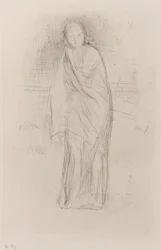Modello drappeggiato