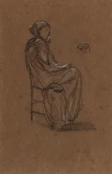 Figura femminile seduta