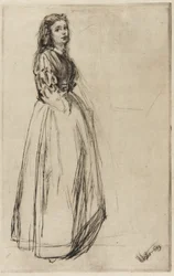 Fumette, in piedi, 1859