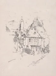 Tetti a spiovente, Vitré, 1893