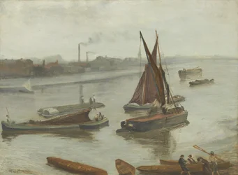 Grigio e argento: Vecchio Battersea Reach