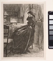 Joanna Douglas in "Il sermone di prova", 1862