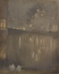 Notturno: Grigio e OroCanale, Olanda, 1882