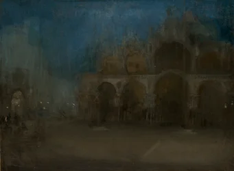 Notturno, blu e oro - San Marco, Venezia, 1879-1903