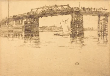 Vecchio Ponte di Battersea, 1879