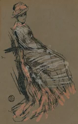 Studio di ritratto a pastello, XIX secolo, 1903