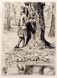 Seymour sotto un albero