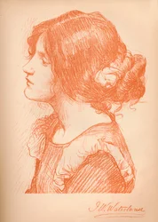 Schizzo di una donna c1885, 1896