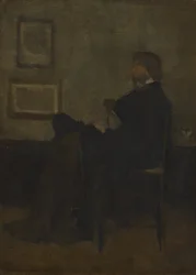 Studio per Arrangement in Grey and Black, No. 2: Ritratto di Thomas Carlyle