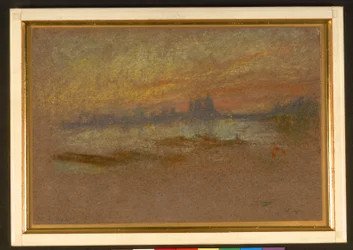 Tramonto; rosso e oro-Saluto