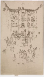Il Cortile, Bruxelles, 1887