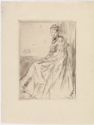 La Lettera, Maud seduta, 1873
