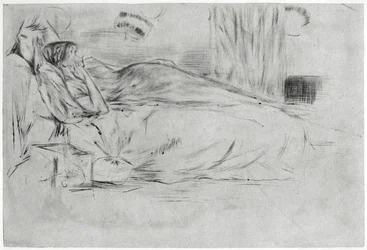 Il modello, sdraiato, c1864 1904