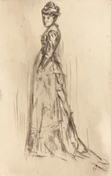Il vestito di seta, circa 1873