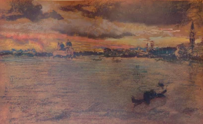 La tempesta, tramonto, 1880