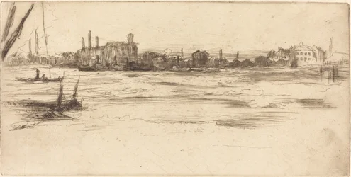 Il Tamigi in tempesta, c. 1875