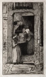 Dodici incisioni dalla natura: La venditrice di senape, 1858