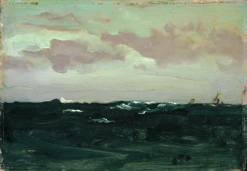 Viola e blu: tra i rulli, c.1893