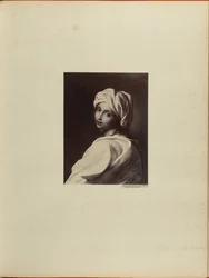 Guido Reni, Beatrice Cenci. (Galleria Barberini) su disegno di Rocchi