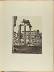Il Tempio di Castore e Polluce nel Foro Romano, conosciuto anche come Tempio di Minerva Chalcidica