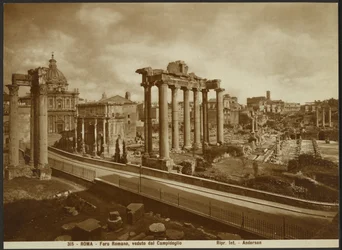 Il Foro Romano, visto dalla Capitale