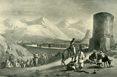 La Valle di Maidan e la Torre di Buzrak, 1842, 1901