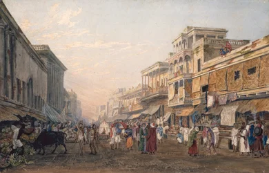Una vista di Calcutta, c.1820