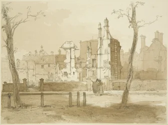 Lato ovest di Queen Square, dopo i disordini