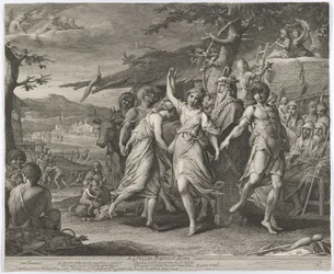 Una festa greca del raccolto, o ringraziamento alle divinità rurali, Cerere, Bacco ecc.