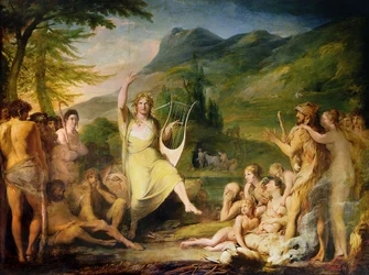 Orfeo, primo della serie Il progresso della cultura e della conoscenza umana, c.1777-84