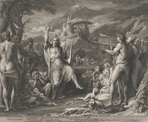 Orfeo che istruisce...in teologia (Progetti per le pareti della Grande Sala della Società per l